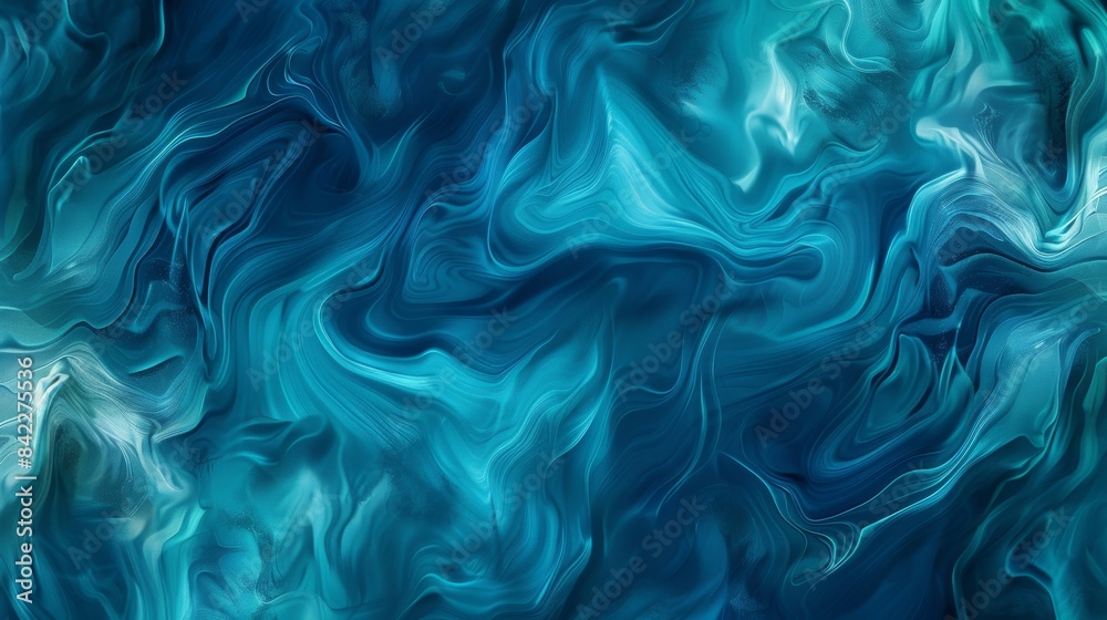 Abstract background with blue and turquoise waves, Abstract background with blue and turquoise waves,