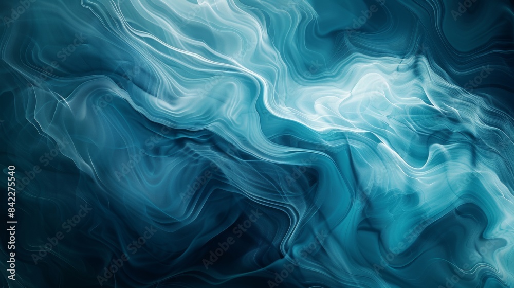 Abstract background with blue and turquoise waves, Abstract background with blue and turquoise waves,