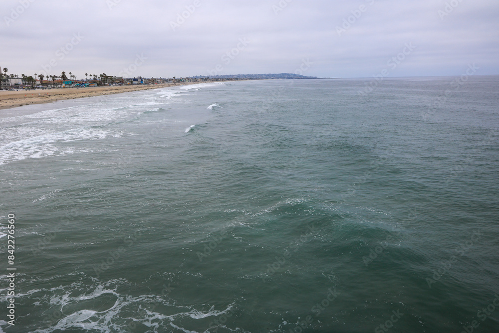Breezy Ocean Surf at North Pacific Beach, San Diego, CA Breezy Ocean Surf at North Pacific Beach, San Diego, CA