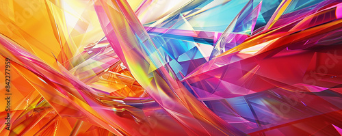 Seamless perfection as vibrant hues meet dynamic geometry, all in crystal clear HD. --ar 52 --no noise --v 6.0 - Image #4 @Aoun Malik
