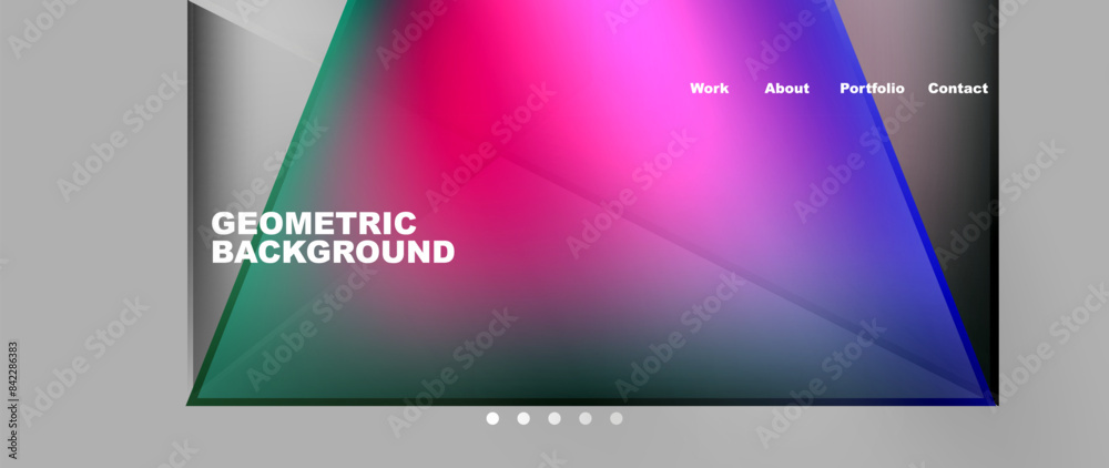 Gradient triangle geometric minimal wallpaper Gradient triangle geometric minimal wallpaper