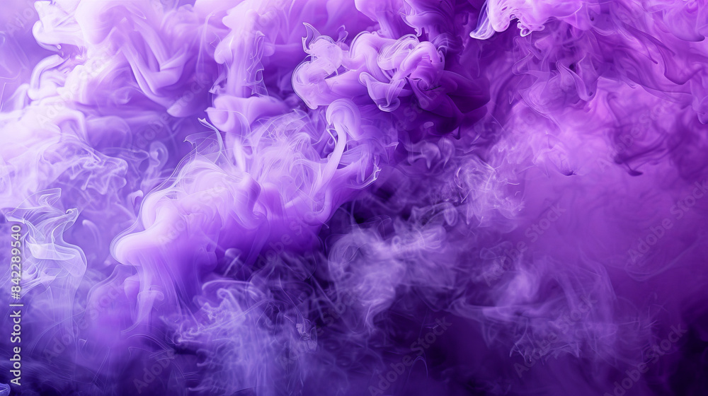 A purple smoke cloud with a purple hue A purple smoke cloud with a purple hue