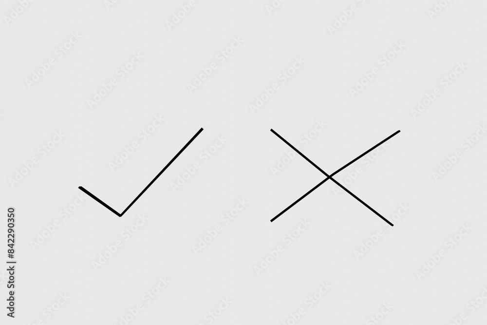 check mark, icon, illustration, mark, no, ok check mark, icon, illustration, mark, no, ok