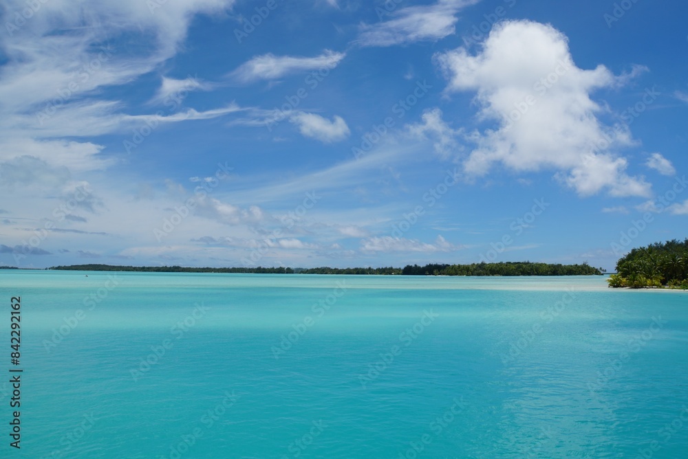 Beautiful Seascape of Bora Bora Island Beautiful Seascape of Bora Bora Island