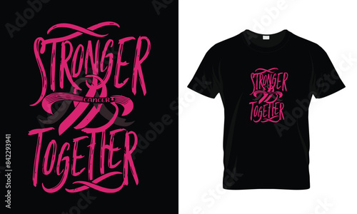 Breast Cancer Vector T-shirt Design