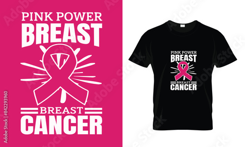 Breast Cancer Vector T-shirt Design