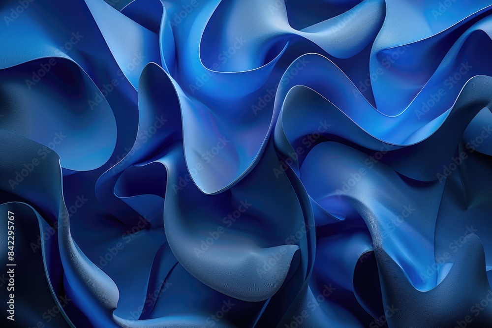 Obraz premium Blue and Black Background