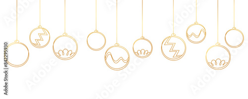 Christmas Decorations with Ball. Element Vector eps 10