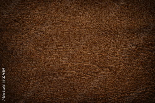 Obraz na płótnie dark leather background. brown skin texture with natural pattern