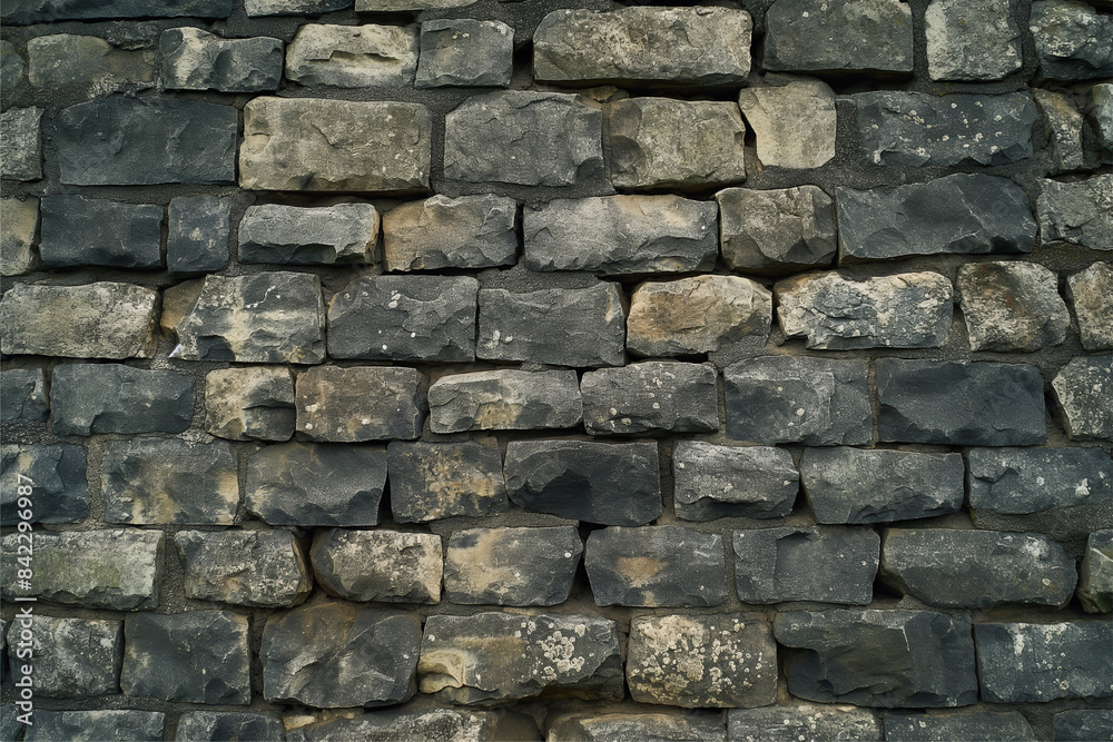 Close-Up of 18th Century Castle Stone Wall
