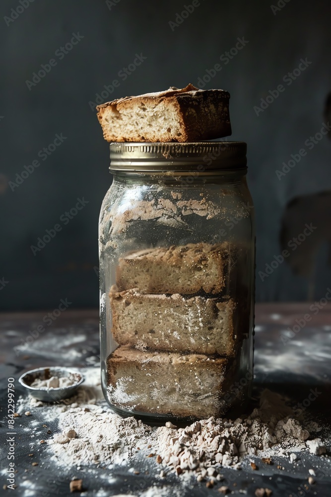 A jar that captures and preserves the scent of cherished memories, from rain-soaked earth to freshly baked bread A jar that captures and preserves the scent of cherished memories, from rain-soaked earth to freshly baked bread