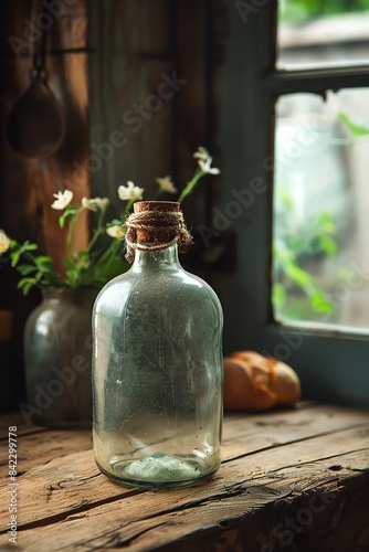 A jar that captures and preserves the scent of cherished memories, from rain-soaked earth to freshly baked bread photo