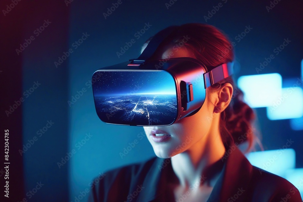 Scientific and technological concept image Scientific and technological concept image