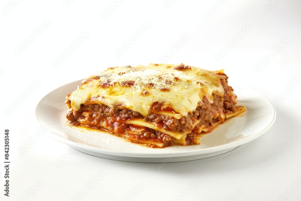 Homemade Baked Mostaccioli Casserole with Layers of Pasta and Sauce Homemade Baked Mostaccioli Casserole with Layers of Pasta and Sauce