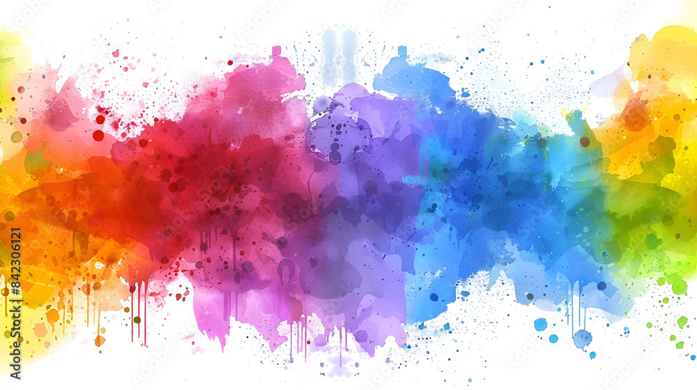 Abstract creative rainbow watercolor background Abstract creative rainbow watercolor background