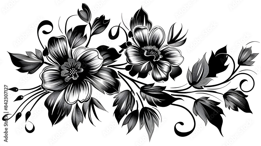 black and white flowers black and white flowers