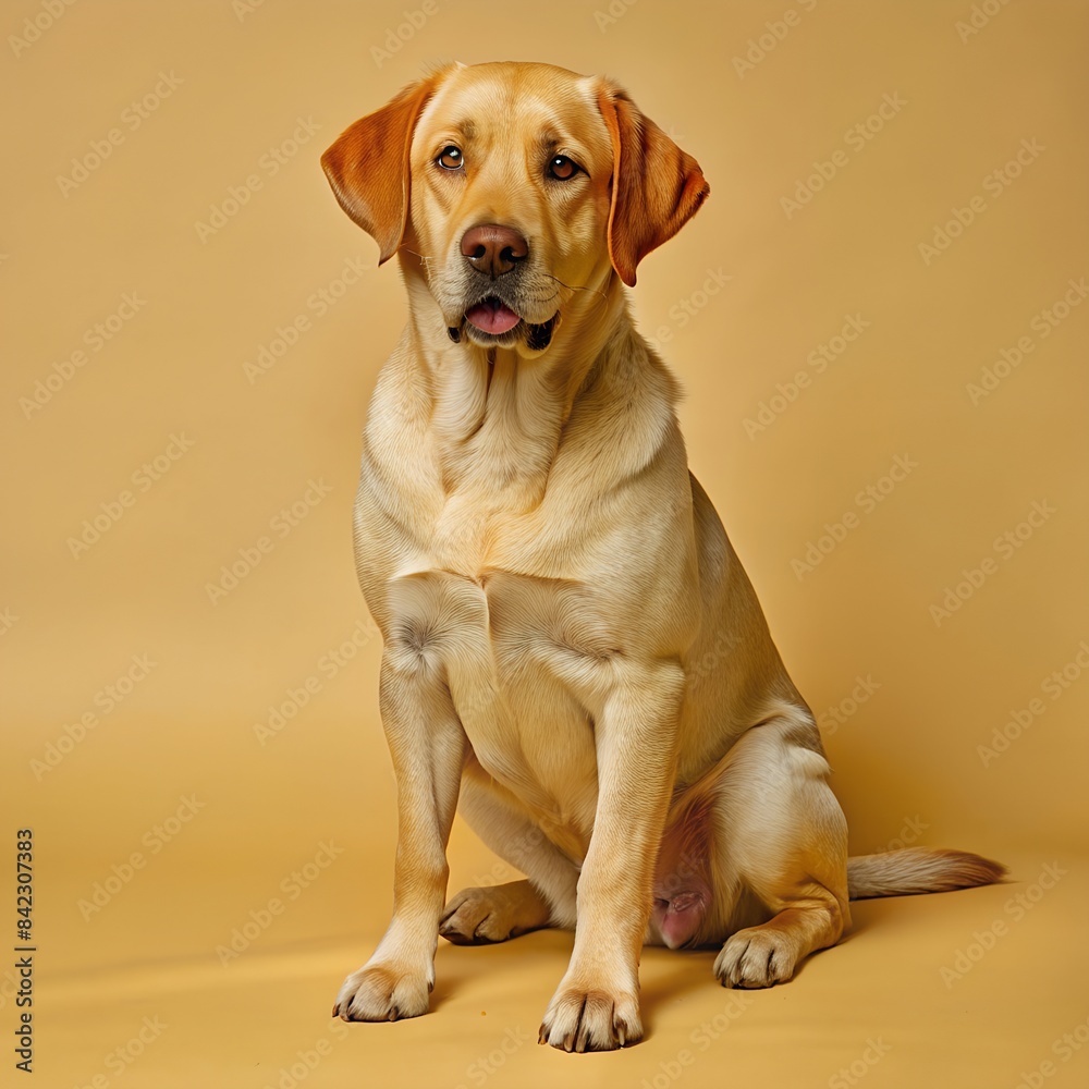 Close-Up Portrait of a Labrador Retriever