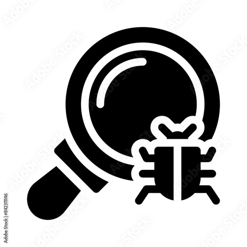bug glyph icon