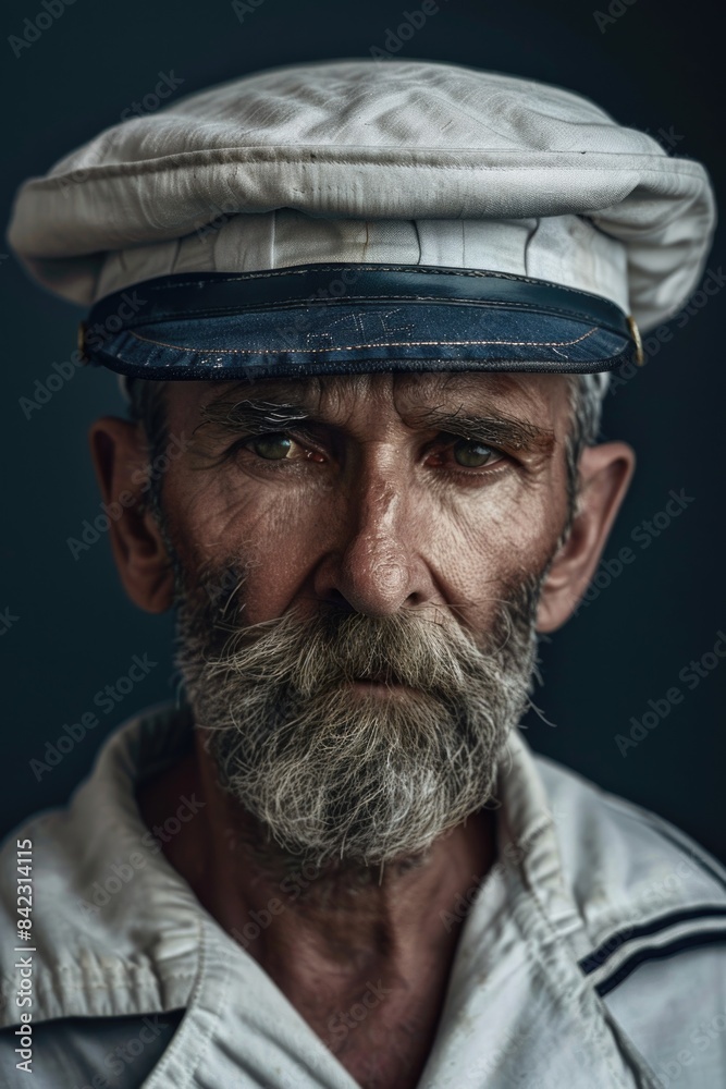 Man with Beard Wearing Hat Man with Beard Wearing Hat