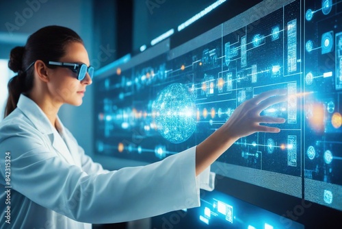 Scientific and technological concept image