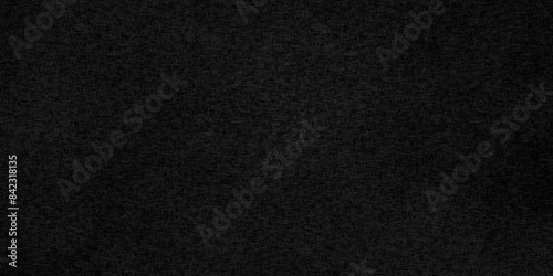 Dark Black background texture, old vintage charcoal black backdrop paper with watercolor. Abstract background with black wall surface, black stucco texture. Black gray satin dark texture luxurious.