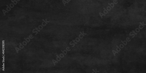 Dark Black background texture, old vintage charcoal black backdrop paper with watercolor. Abstract background with black wall surface, black stucco texture. Black gray satin dark texture.
