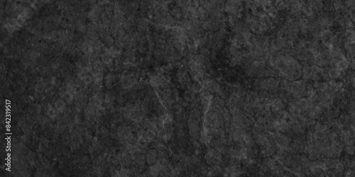 Dark Black grunge stone background texture, old vintage charcoal black backdrop paper with watercolor. Abstract background with black wall surface, black stucco texture. Black gray satin dark texture.