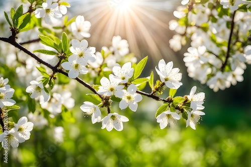 white flower in nature