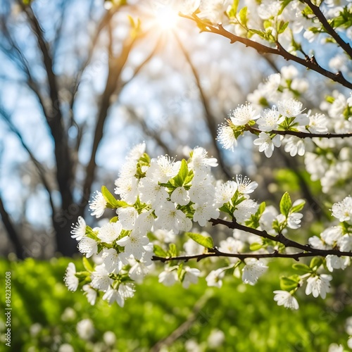 white flower in nature