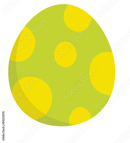 Cute egg dinosaur illustration vector