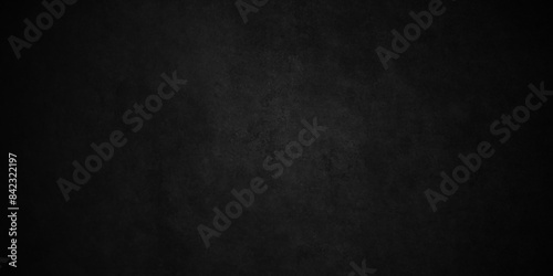 Dark Black background texture, old vintage charcoal black backdrop paper with watercolor. Abstract background with black wall surface, black stucco texture. Black gray satin dark texture.