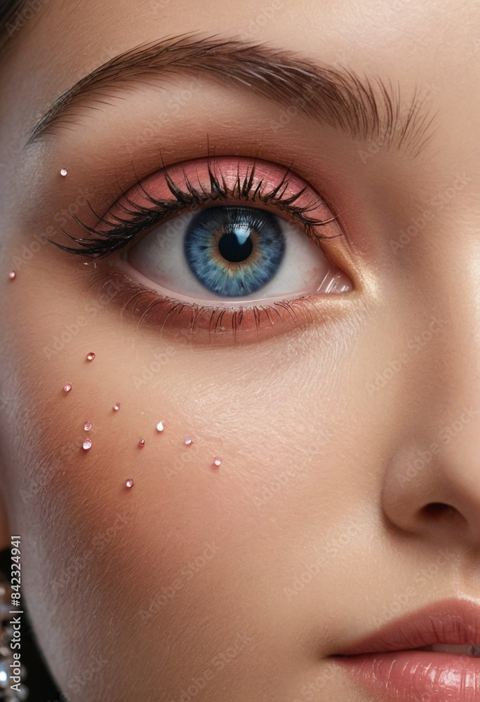 Fototapeta premium close up of eye