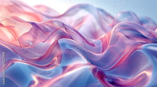 a soothing abstract background with a gentle receded glass effect, 3D render --s 750** - Image #3 @BAN ME? photo