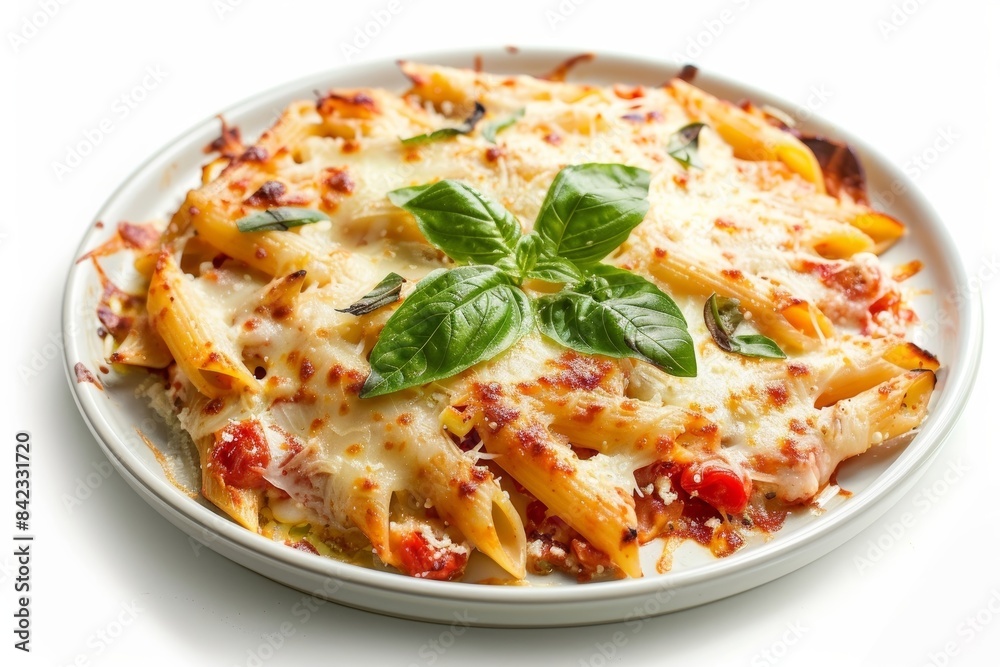 Cheesy Baked Penne with Fennel and Tomato Basil Sauce Cheesy Baked Penne with Fennel and Tomato Basil Sauce