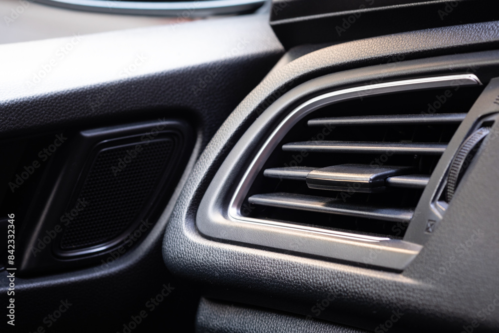 Picture of cool breeze from the air conditioner in the car Picture of cool breeze from the air conditioner in the car