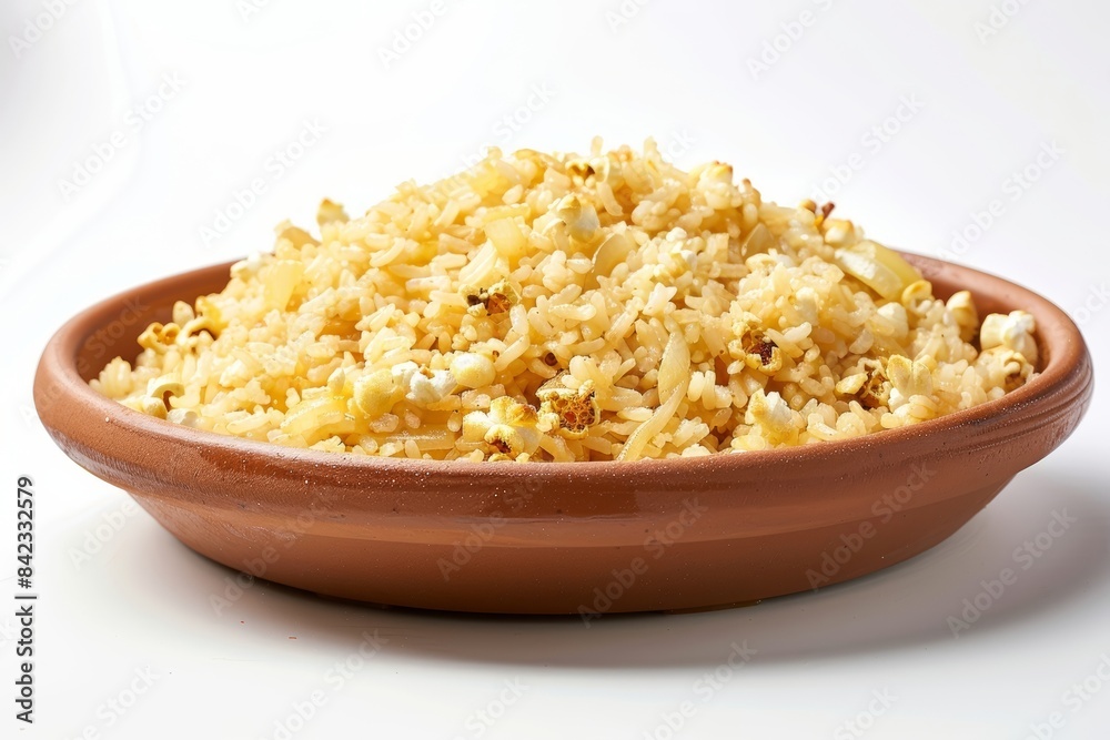 A Symphony of Textures and Flavors: Baked Popcorn Rice with Onion and Garlic A Symphony of Textures and Flavors: Baked Popcorn Rice with Onion and Garlic