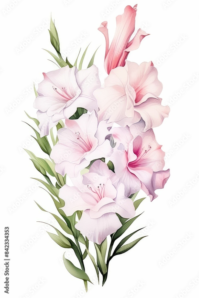 gladiolus themed frame or border for photos . with tall spikes of colorful blooms. watercolor illustration, white color background. Wedding Invitation. gladiolus themed frame or border for photos . with tall spikes of colorful blooms. watercolor illustration, white color background. Wedding Invitation.