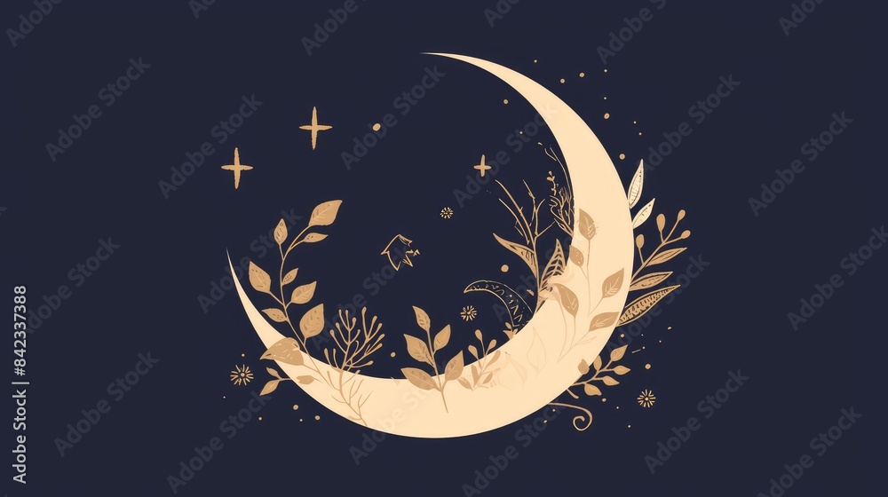 A sleek and minimalist black outline sign featuring a flat icon of the moon perfect for adding a touch of Halloween vibes to your art A sleek and minimalist black outline sign featuring a flat icon of the moon perfect for adding a touch of Halloween vibes to your art
