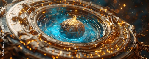 Wallpaper Mural Creative zodiac wheel with space for editorial text Torontodigital.ca