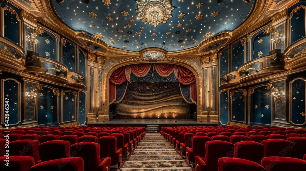 Obraz premium Luxurious Theater Building 