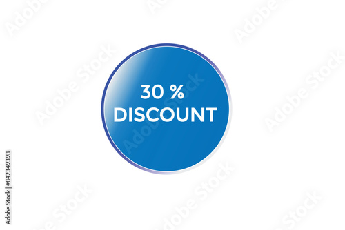 sale vector tag 30% discount template badges.  20, 10, 30, special, price, offer 90, 60, 80, with percent promotion illustration off shop now 30% discount banner design up to, discount,
