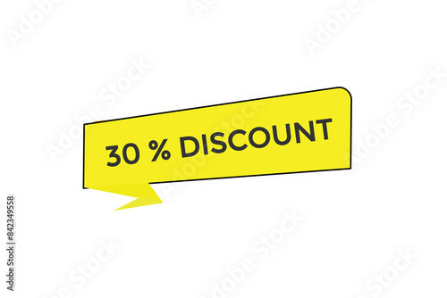 sale vector tag 30% discount template badges.  20, 10, 30, special, price, offer 90, 60, 80, with percent promotion illustration off shop now 30% discount banner design up to, discount,
