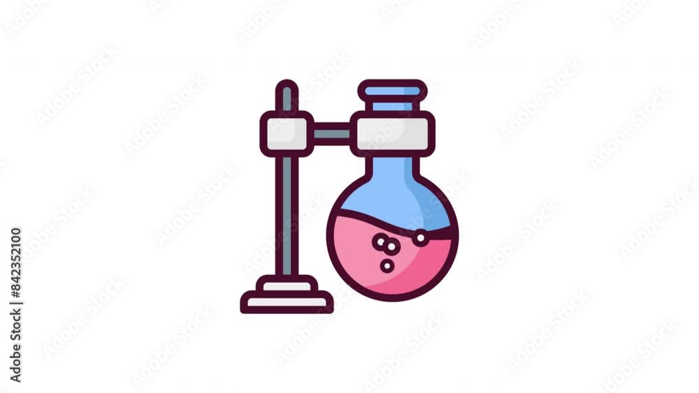 chemistry icon animation chemistry icon animation
