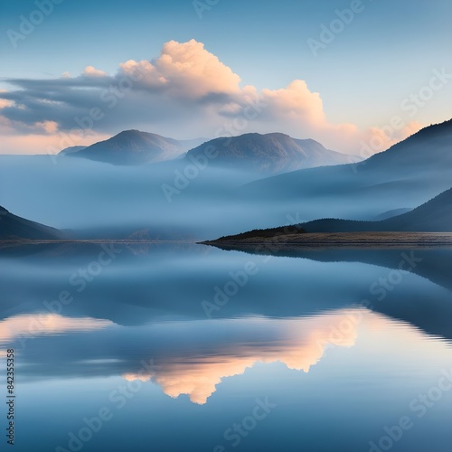 Beautiful clouds and mountains