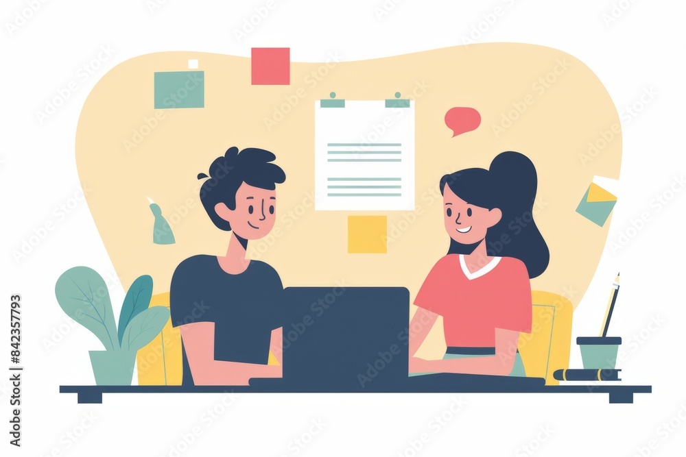 Different businesswomen use tablets in modern offices. The woman stood at her desk holding a computer and a digital device, smiling and looking away. Different businesswomen use tablets in modern offices. The woman stood at her desk holding a computer and a digital device, smiling and looking away.