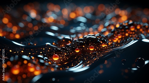 **Dynamic abstract background with 3D particle effects- Image #1 @BAN ME?