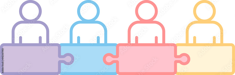 mind map man jigsaw flat color Icon. mind map man jigsaw flat color Icon.