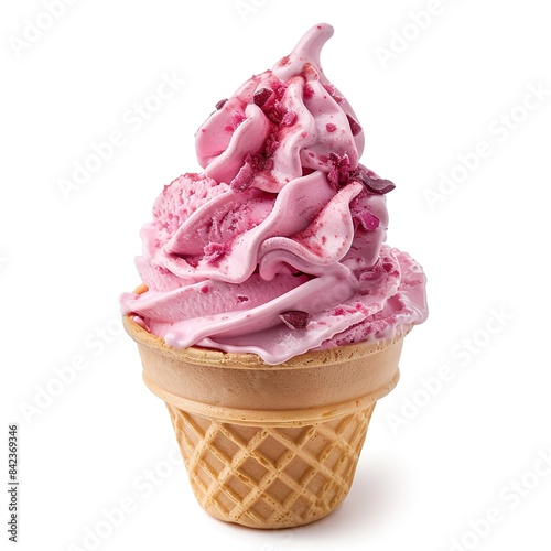 Wallpaper Mural delicious ice cream in white background Torontodigital.ca