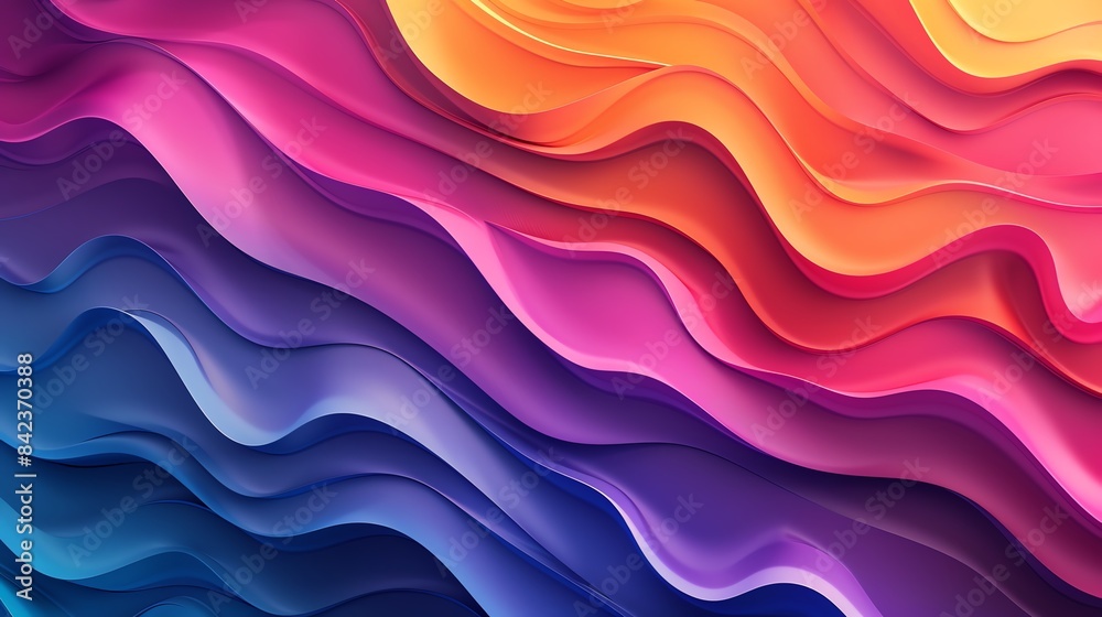 Abstract colorful wavy background with vibrant hues. Abstract colorful wavy background with vibrant hues.