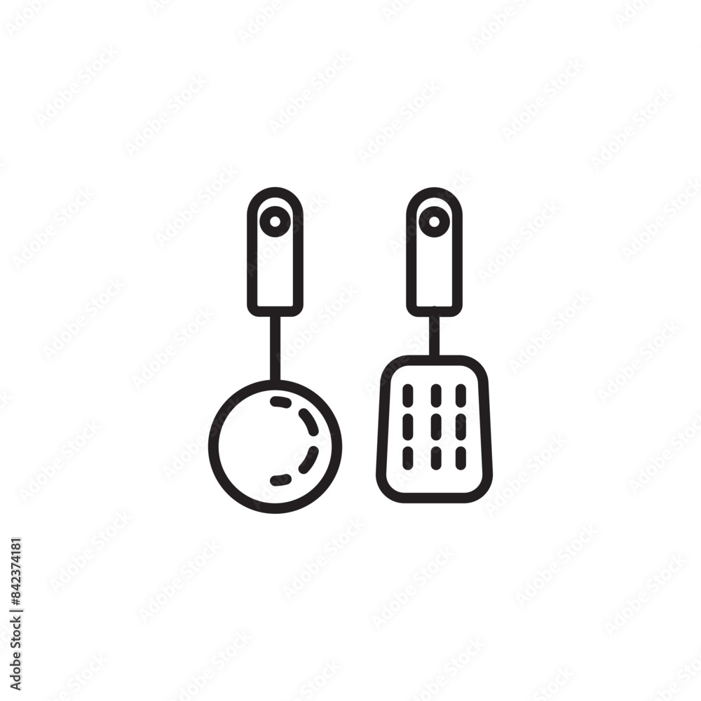 Cooking companion the iconic spatula vector flat.
